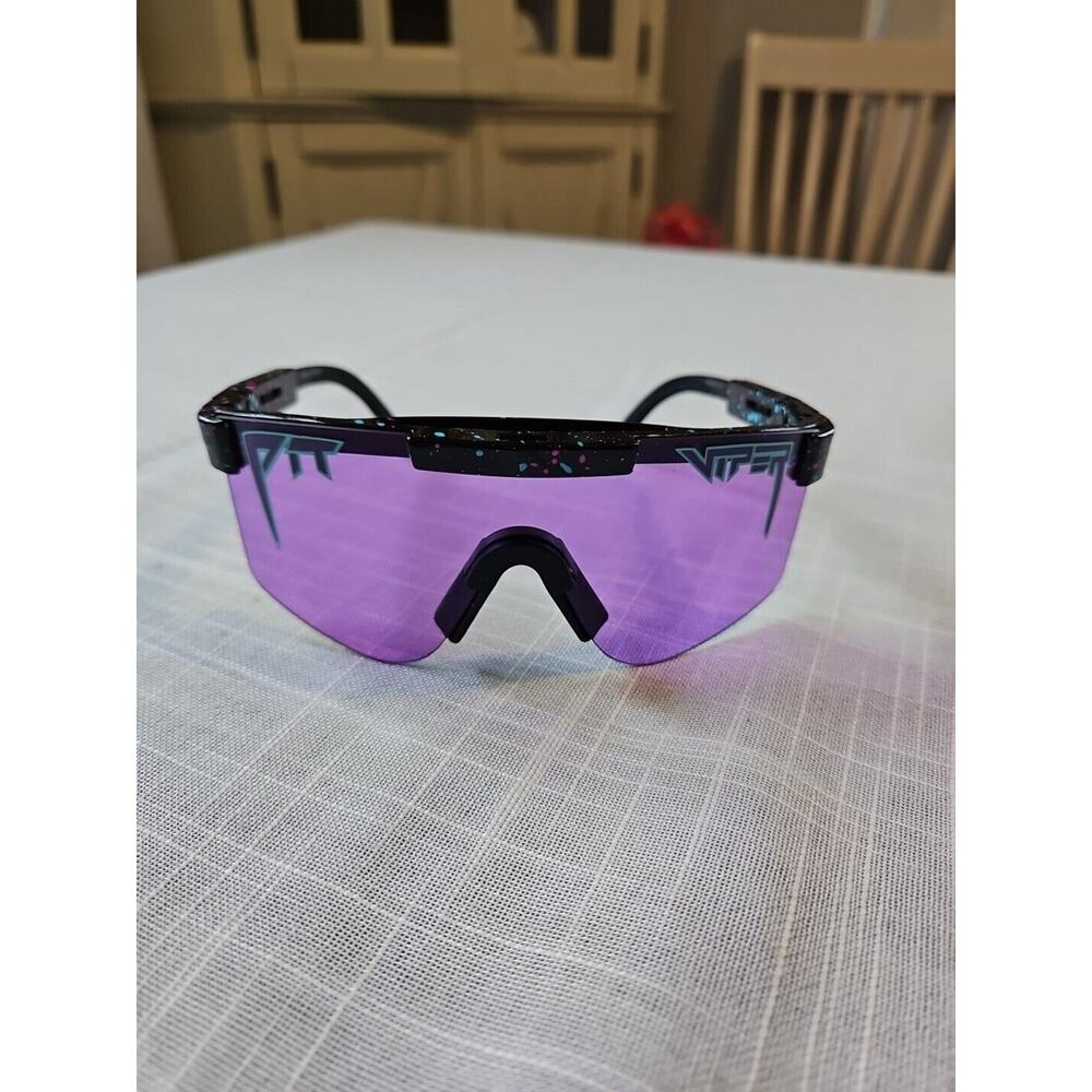 PIT VIPER The Purple Reign Sunglasses Black/Purple Authentic Single Wide NEW